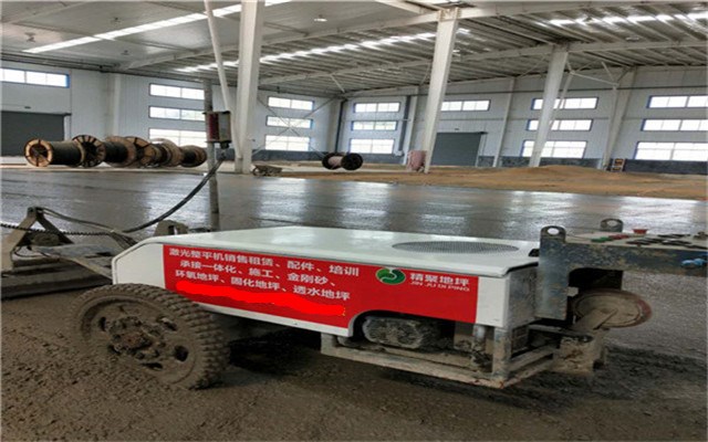 混凝土激光掃描攤鋪整平機使中國地坪施工革命